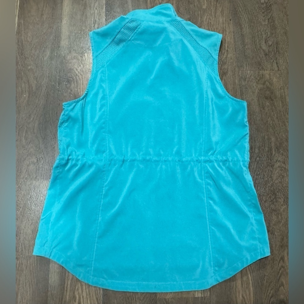Blair Womens Seafoam Green Track Vest and Capris Set Size Large - Picture 5 of 11